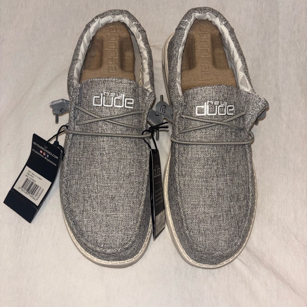 Hey Dude Men’s Wally Loafers in Heather Gray